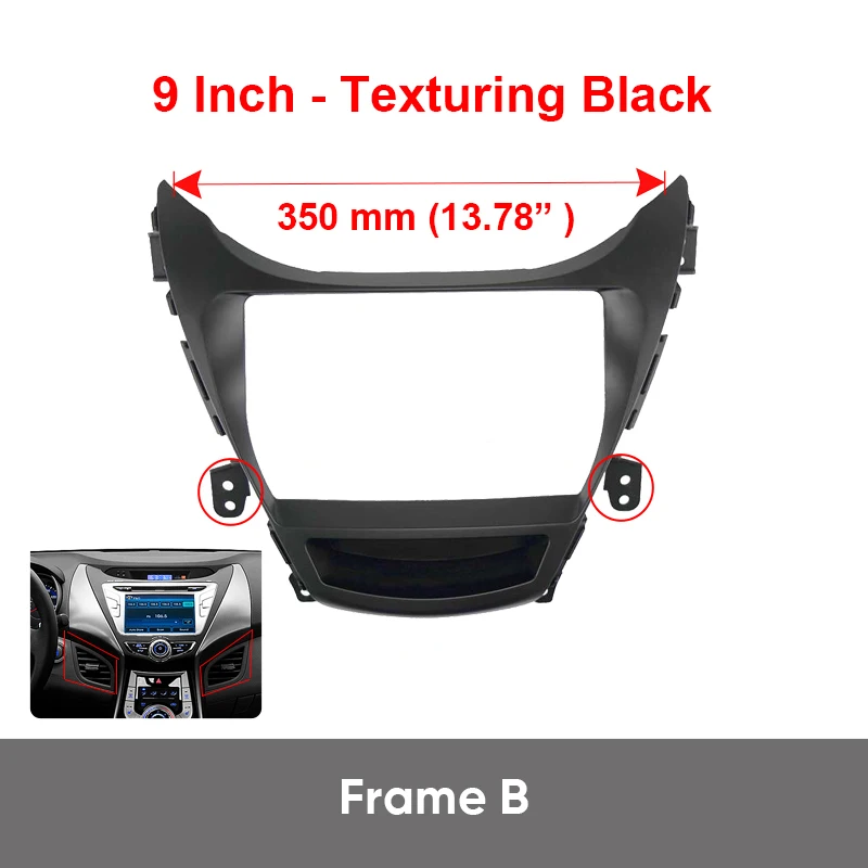 MAMSM For HYUNDAI ELANTRA 2011-2013 Android Car Radio Fascia Auto Stereo Frame Dashboard Install Panel Trim Refitting Kit