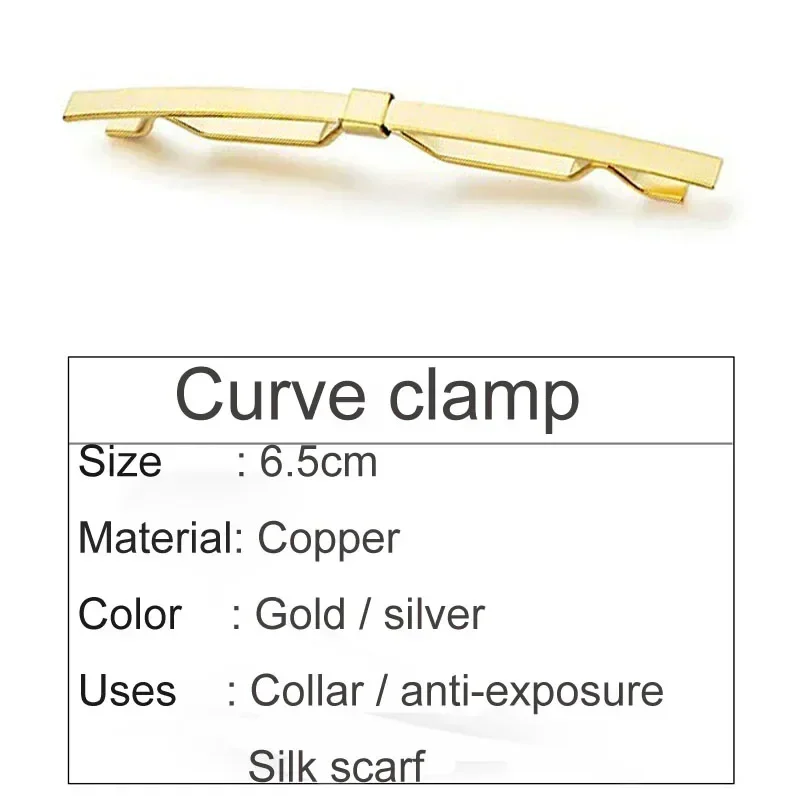 Collar Clips Copper Not Hurting Clothes Men\'s Shirt Women\'s Prevent Exposure Chest Pins Party Classic Neck Clip Unisex Gifts