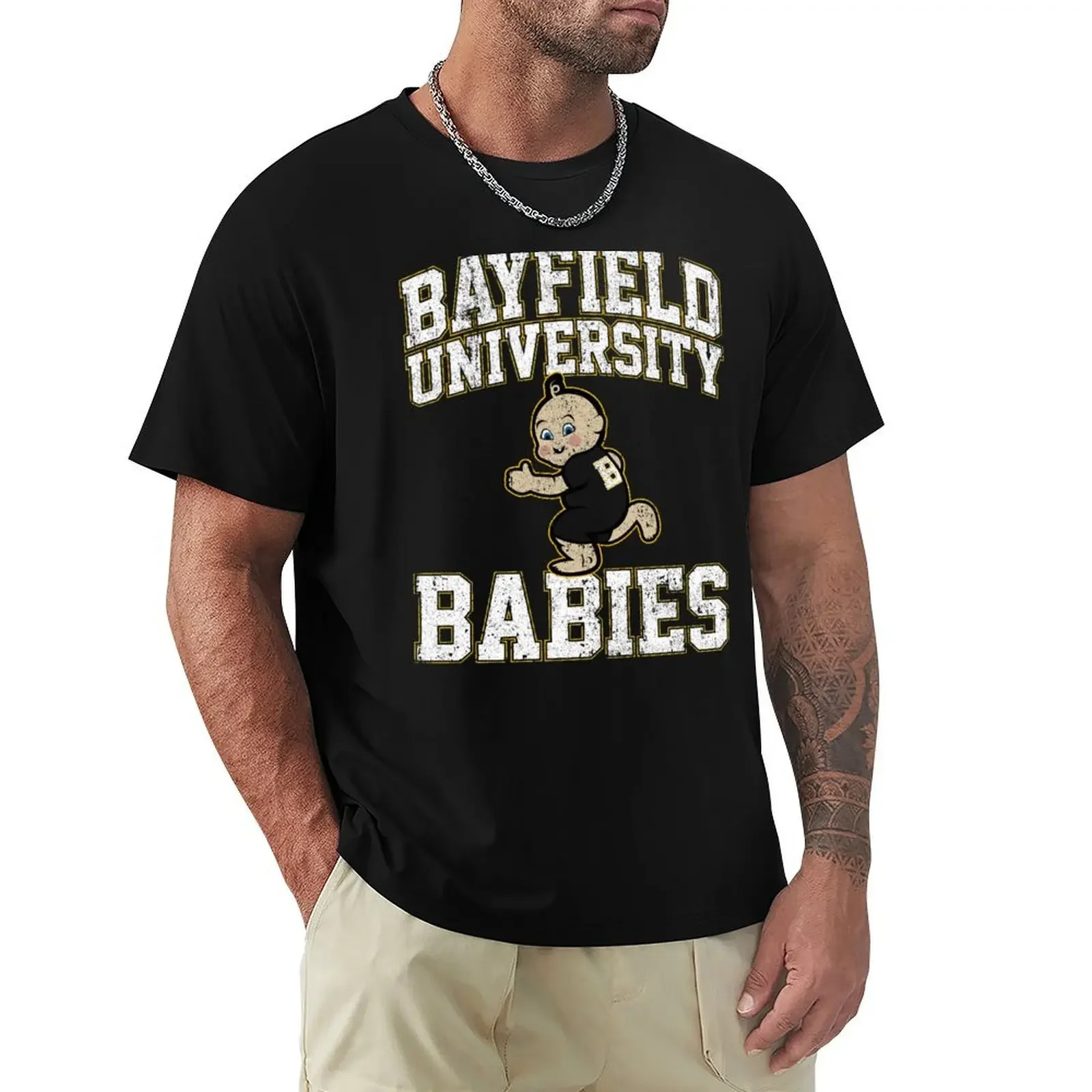 Bayfield University Babies (Happy Death Day) T-Shirt blue archive oversized t shirt Men's t-shirts