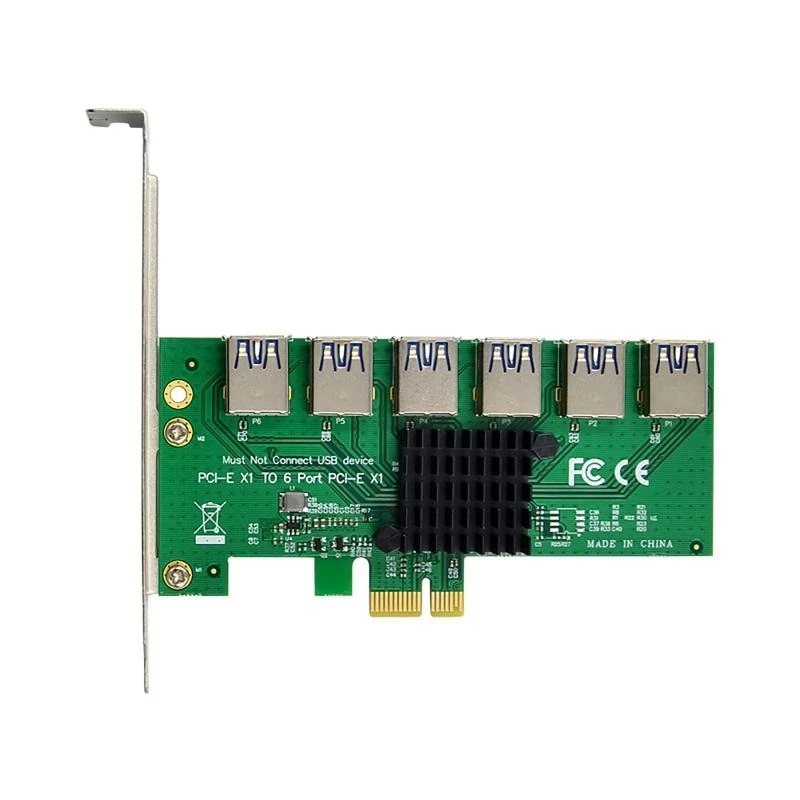 Pcie To Usb3.0 Expansion Card 6-port 5Gbps High-speed Desktop Usb3.0 PCI for Express Expansion Card Best Sale