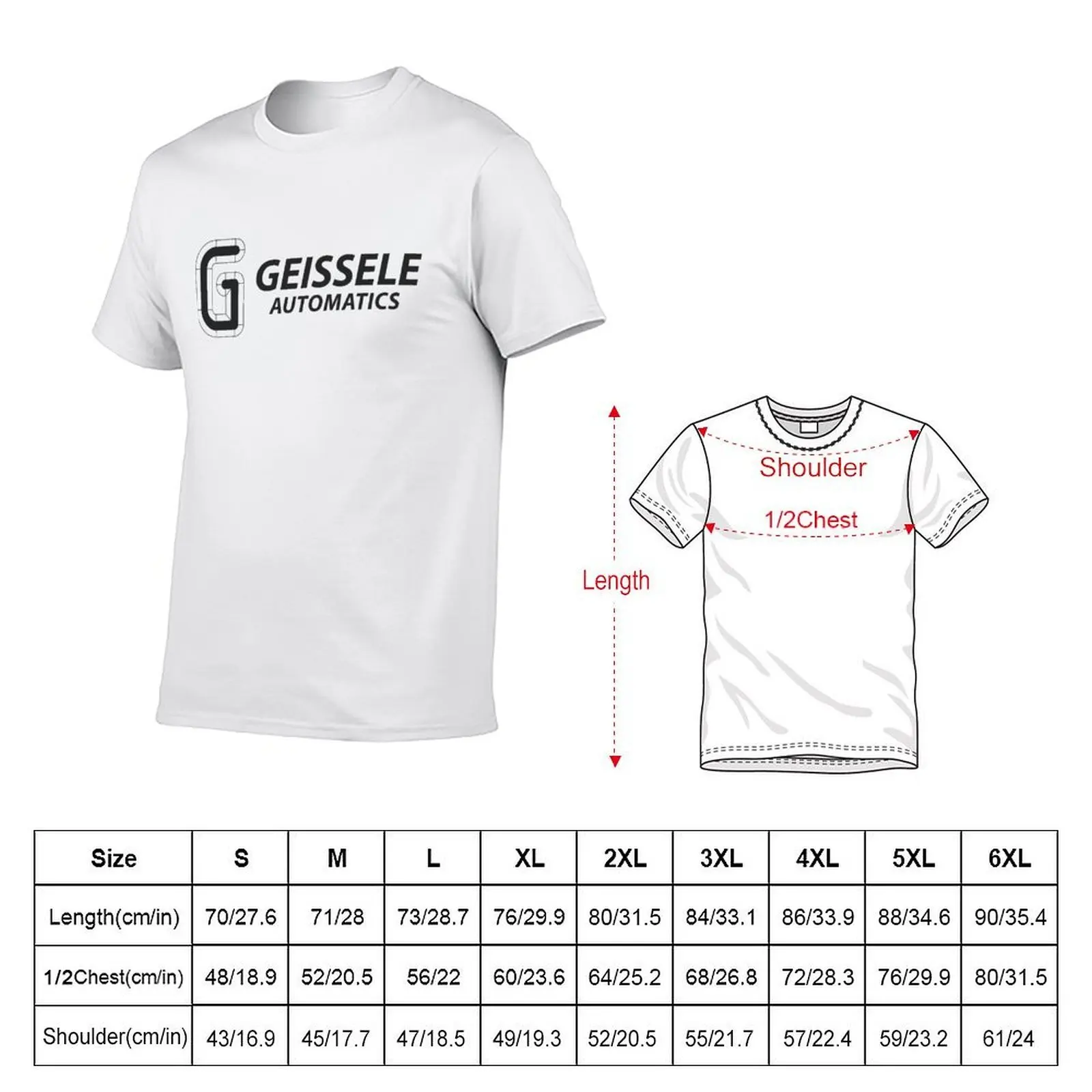 Geissele logo T-Shirt t shirt custom print man t shirt luxury T-Shirt