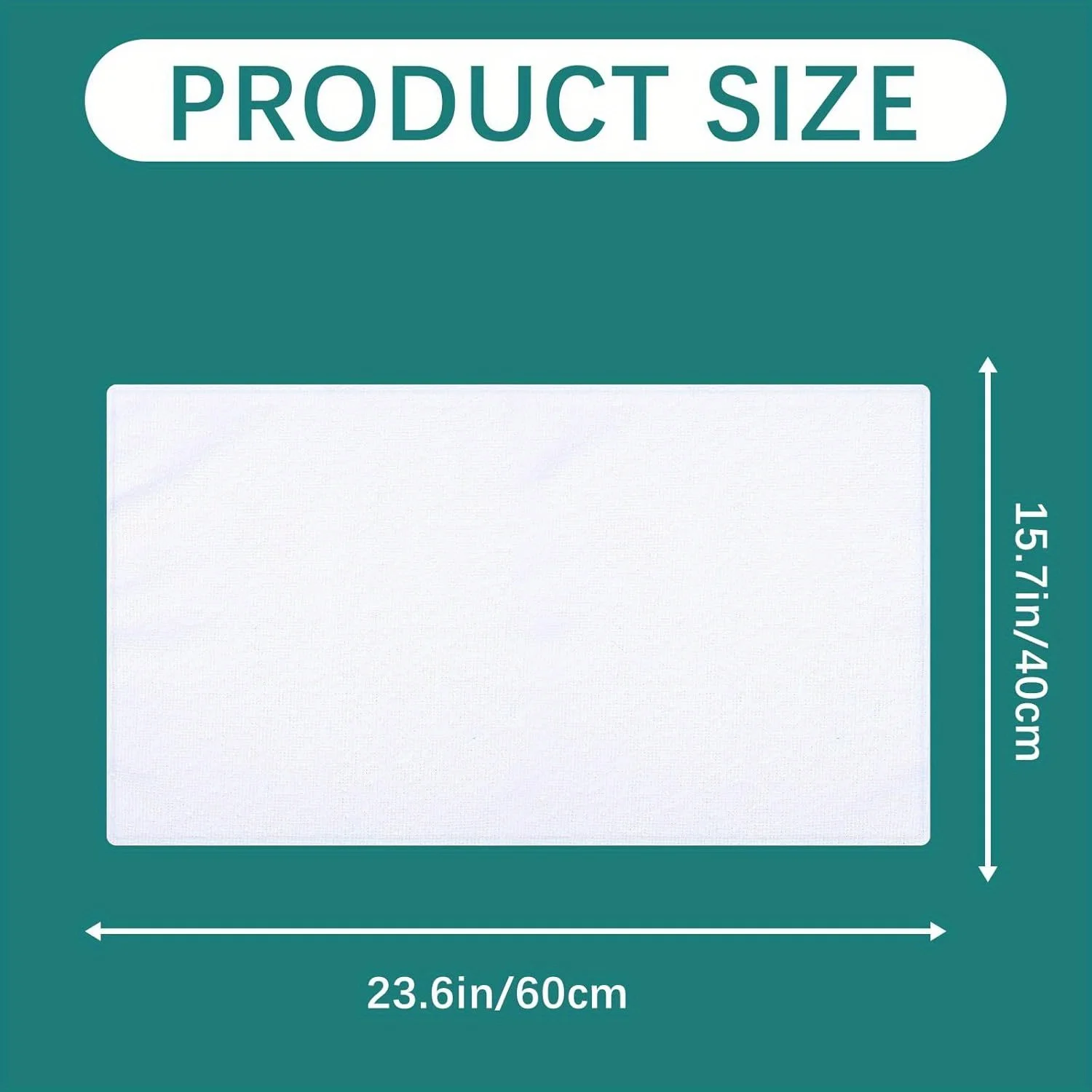 4 Pack DIY Sublimation Blank Microfiber Kitchen Towels, 16