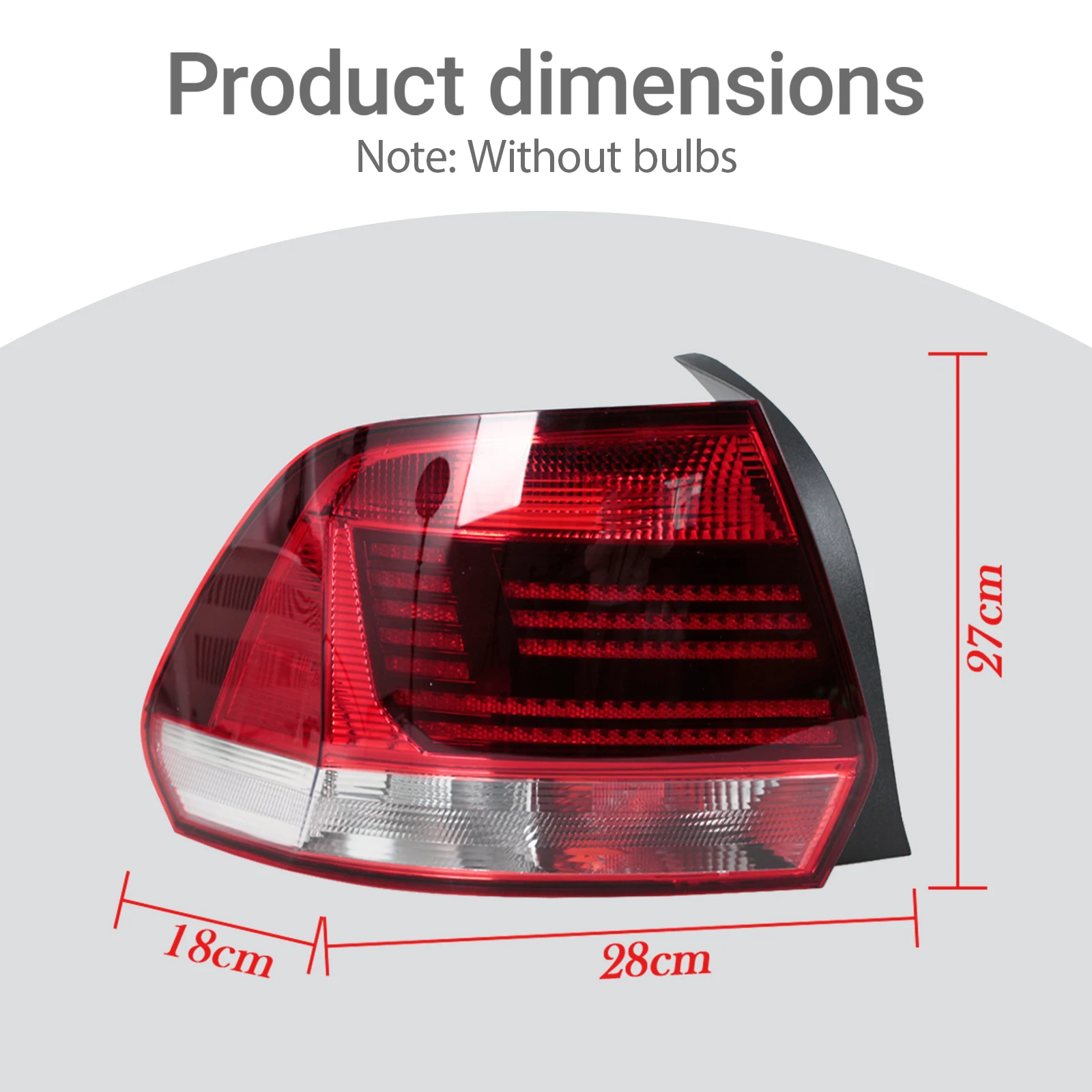 6RU945095L 6RU945096J Tail Light For Volkswagen Polo Vento Sedan 2016-2019 Rear Brake Light Turn Signal Light Fog Lamp Tail Lamp