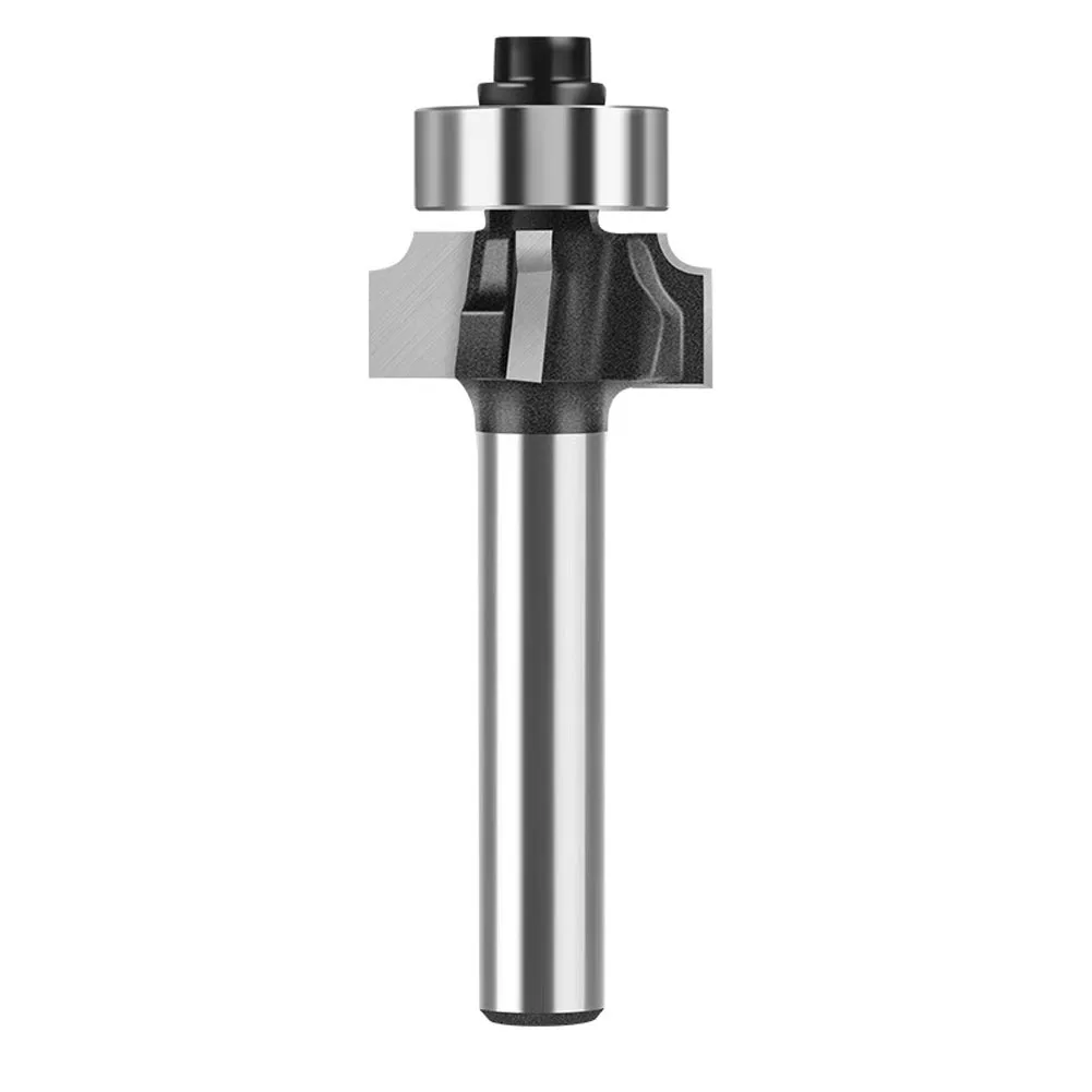 Four-edge Corner Radius Cutter 4-Flute R1.5mm Roundover Router Bit Woodworking Edge Trimming Chamfering And Chamfering Tool