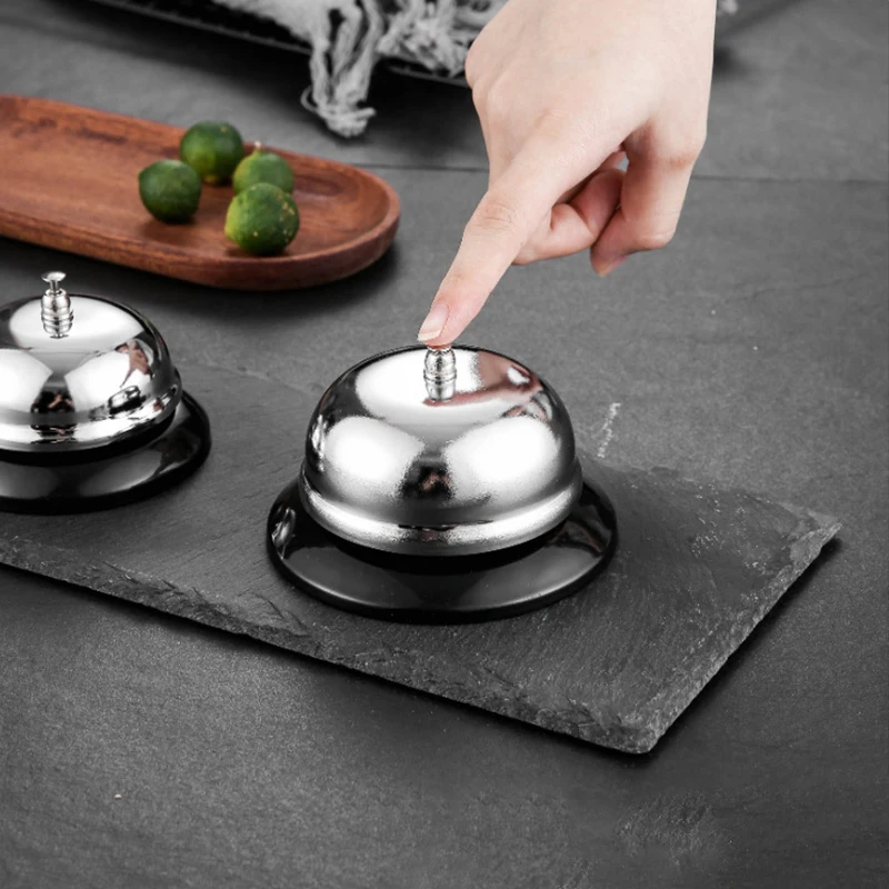 85/100mm Metal Calling Bell Bar Kitchen Hotel Summoning Bell Single Pressing Bell Christmas Dinning Hotel Counter Reception