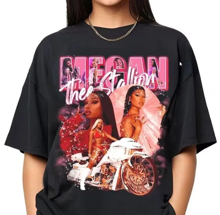 Vintage Megan Thee Stallion 90S Shirt, Cotton Unisex All sizes