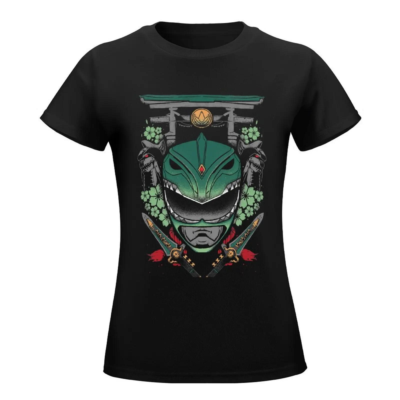 Green Power Ranger T-Shirt sublime animal print shirts graphic tees cute clothes oversized t shirts for Women