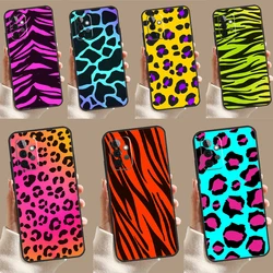Cyan Giraffe Leopard Zebra MAD PRINTS Case For Samsung Galaxy A35 A55 A25 A15 A51 A71 A12 A32 A52 A13 A33 A53 A14 A34 A54 Cover