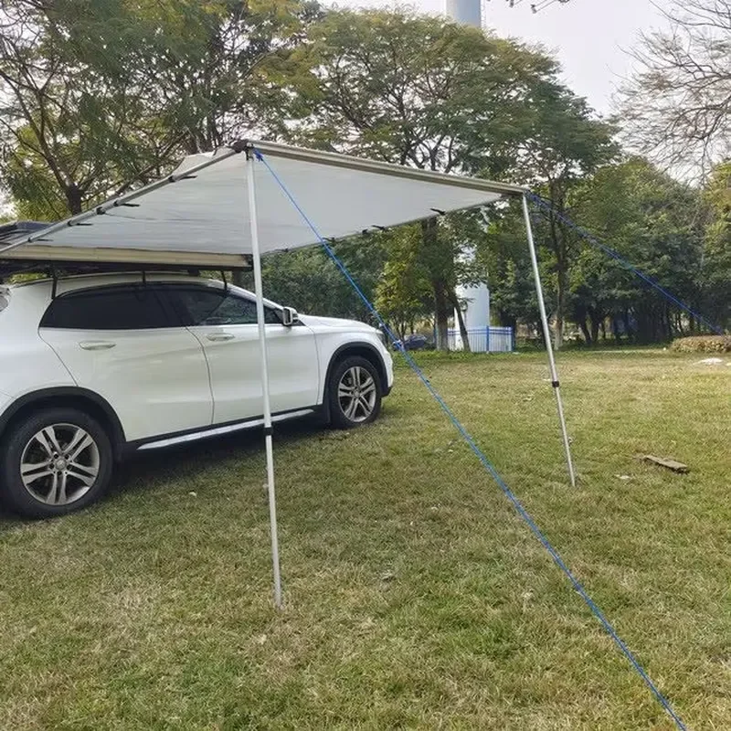 Durable Aluminum Pole Outdoor Camping Tent Sunshade Single Layer Car Awning Canopy Multi-Size for Car and Outdoor Activities