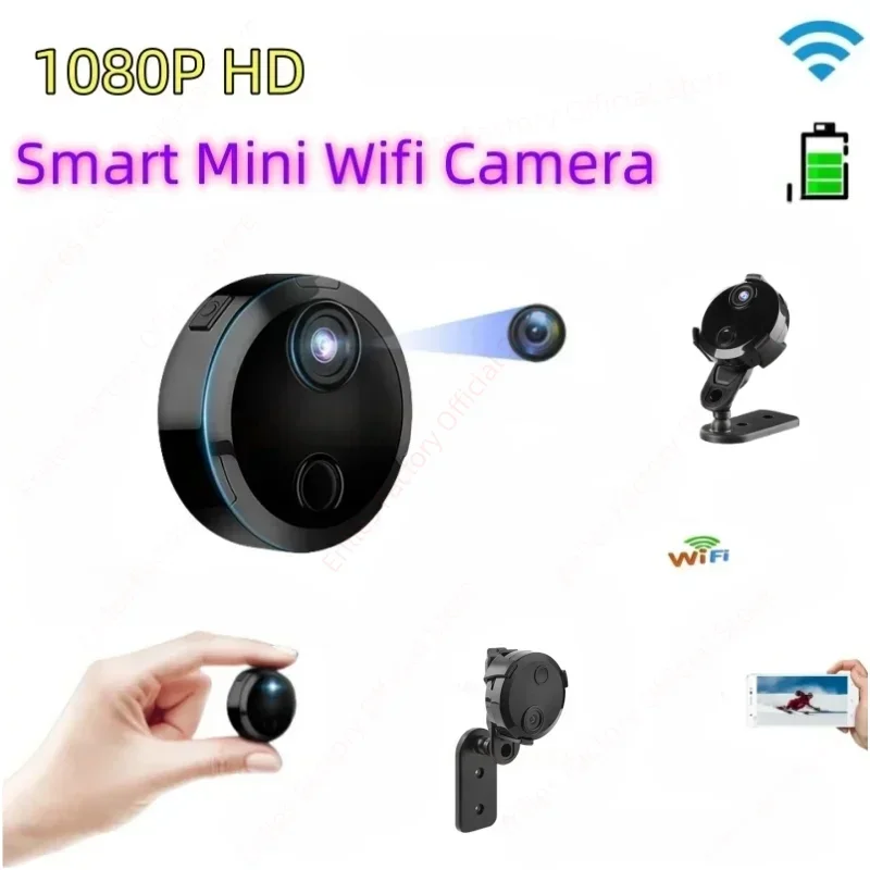 Subminiature 1080P HD Mini Wifi Camera Smart Home IP Webcam Remote Surveillance Camcorders Night Vision Outdoor Sport Action Cam