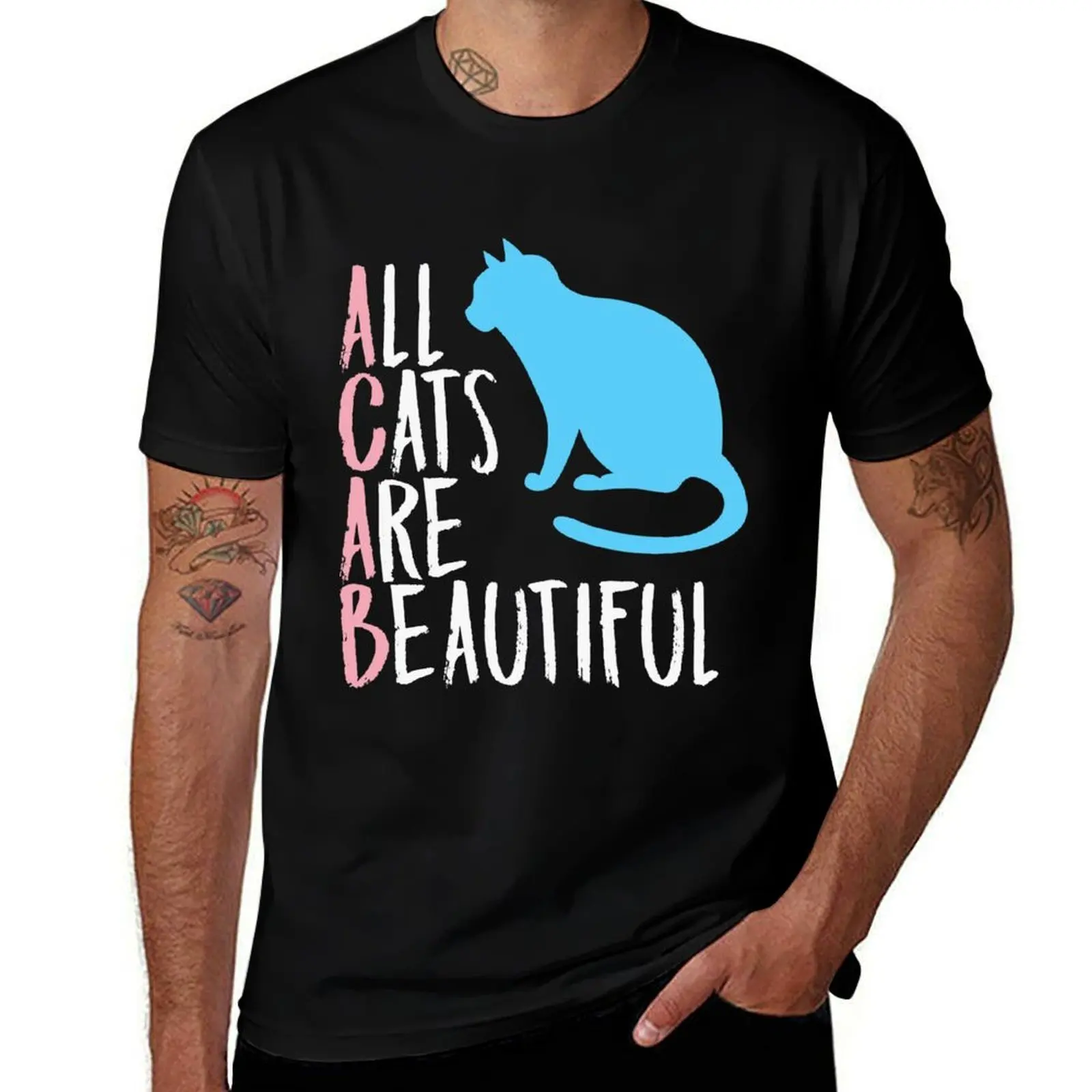 

designer Beautiful All print T-Shirt t t shirt graphic custom Cats t shirt Are man shirts