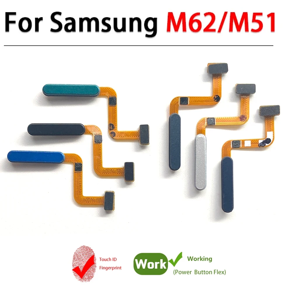 20 قطعة ، بصمة الاستشعار المنزل العودة مفتاح القائمة زر فليكس لسامسونج M11 M12 M13 4G M14 M15 M23 M52 M22 M54 5G M35 M32 M34