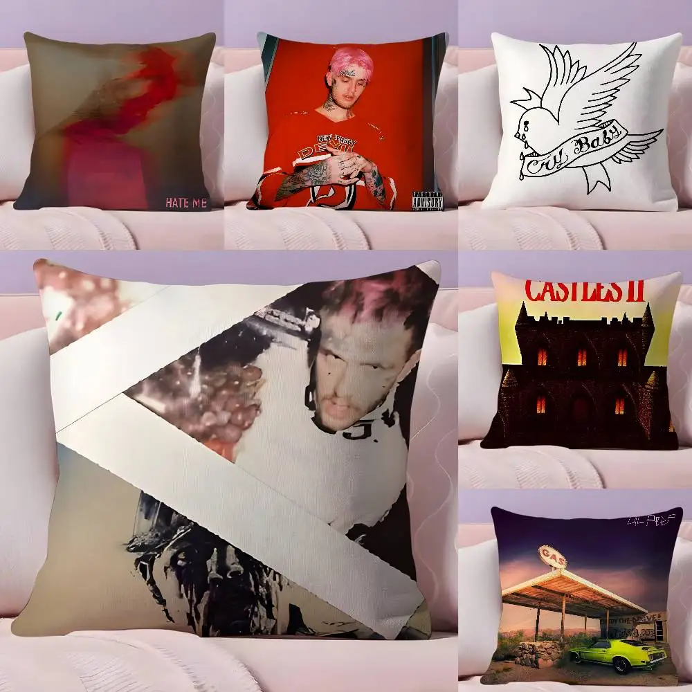 الهيب هوب موسيقى مغني الراب L-Lil P-الزقزقة كيس وسادة الترا لينة الجلد ودية النسيج سحابة مثل الراحة وسحاب مخفي