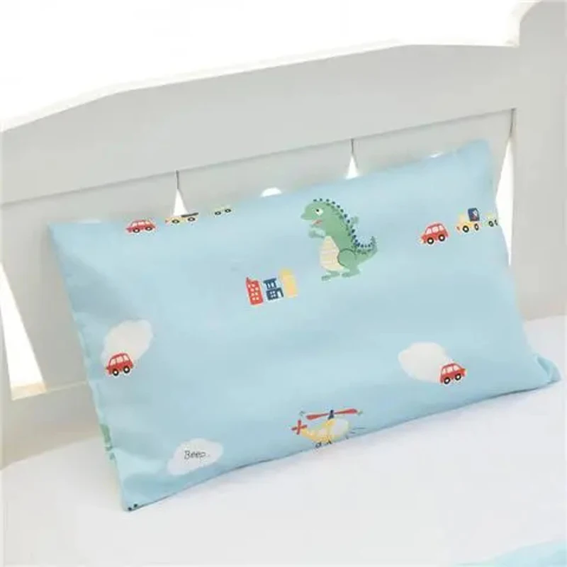 Lovely sarung bantal bayi tunggal 100% katun sarung bantal anak-anak lembut rumah empat musim sarung bantal kartun asrama siswa