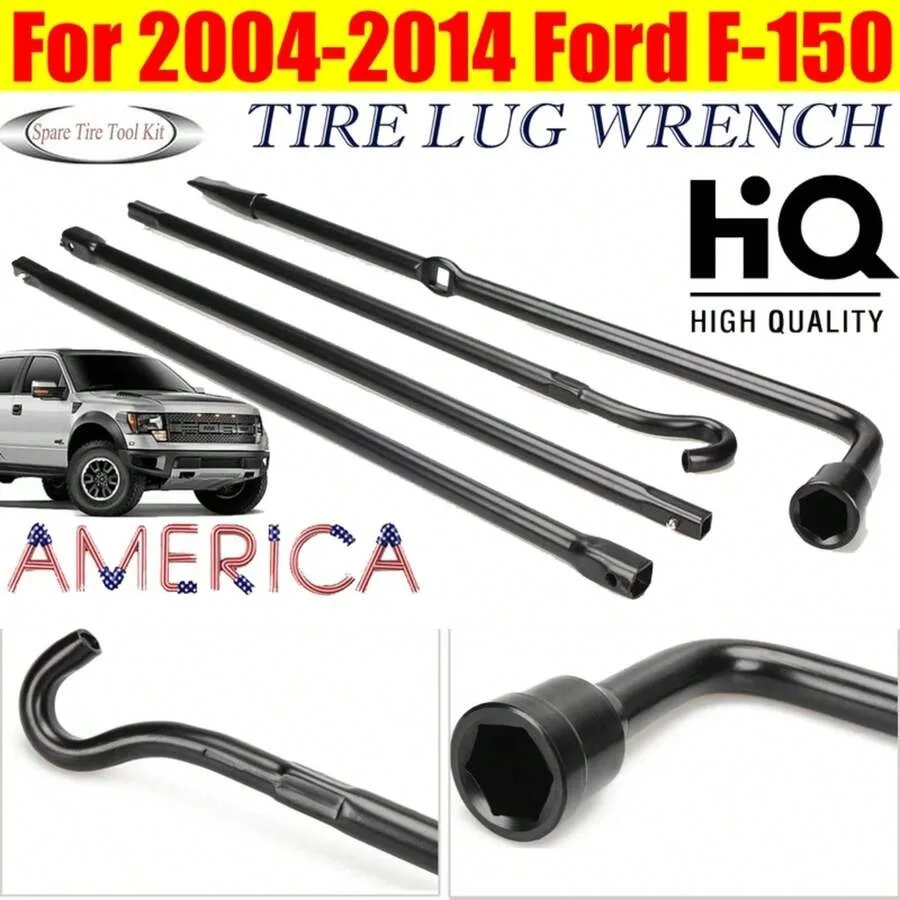 

Spare Tire Tool Kit For 2004-2014 F-150 Spare Tire Auto Lug Wrench Extension Jack Tool Kit With Carrying Bag Pickup Truck
