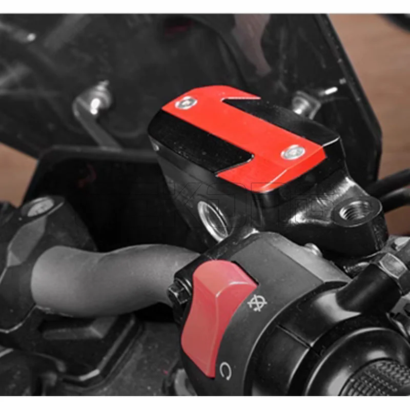 For KYMCO DOWNTOWN 125i 200i 300i 350i DT 125 200 300 350 Motorcycle Accessories Front Brake Cylinder Fluid Reservoir Cover Cap - view 2