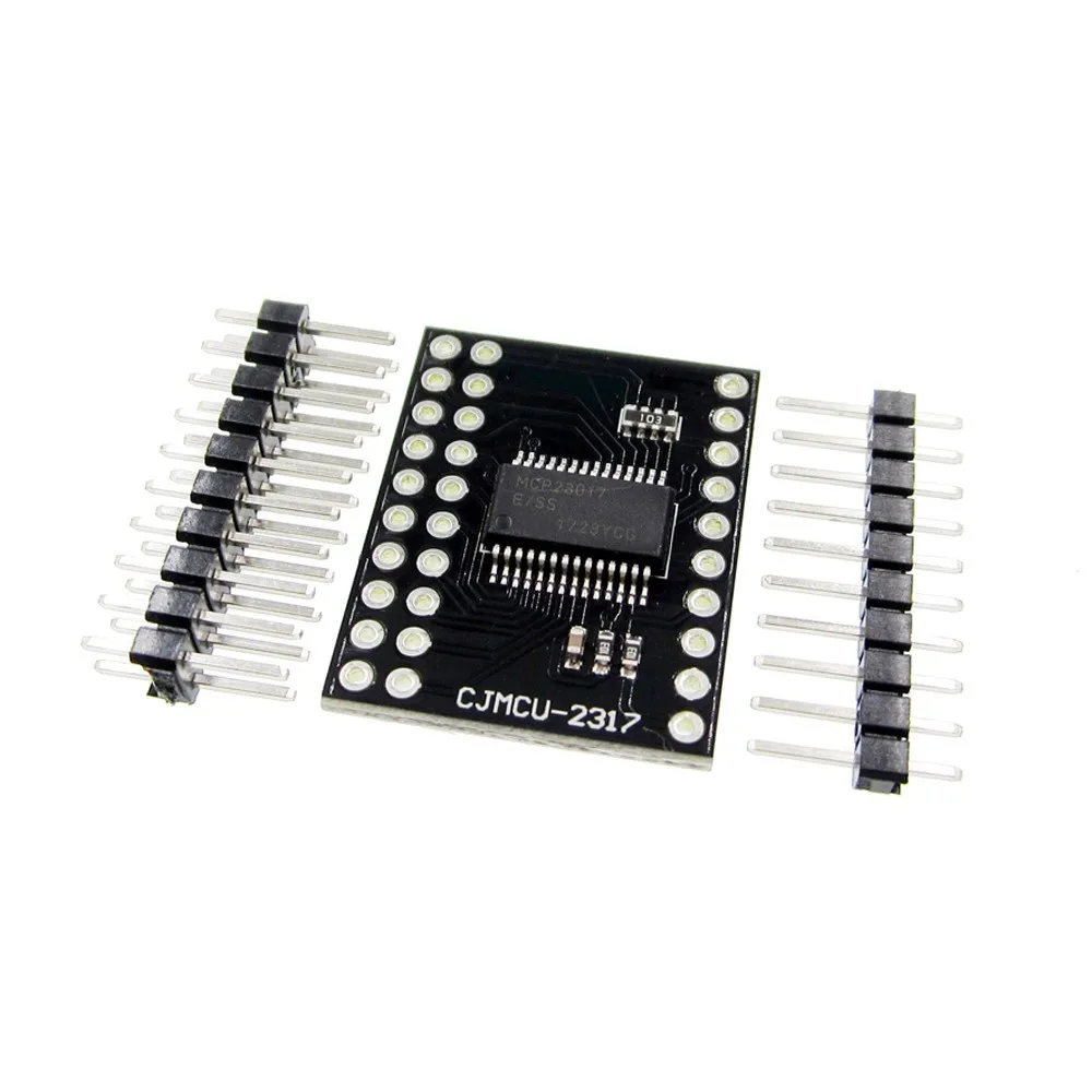 

MCP23017 Модуль последовательного интерфейса IIC I2C SPI MCP23S17 Двунаправленный 16-битный расширитель ввода-вывода 10 МГц Модуль последовательного интерфейса