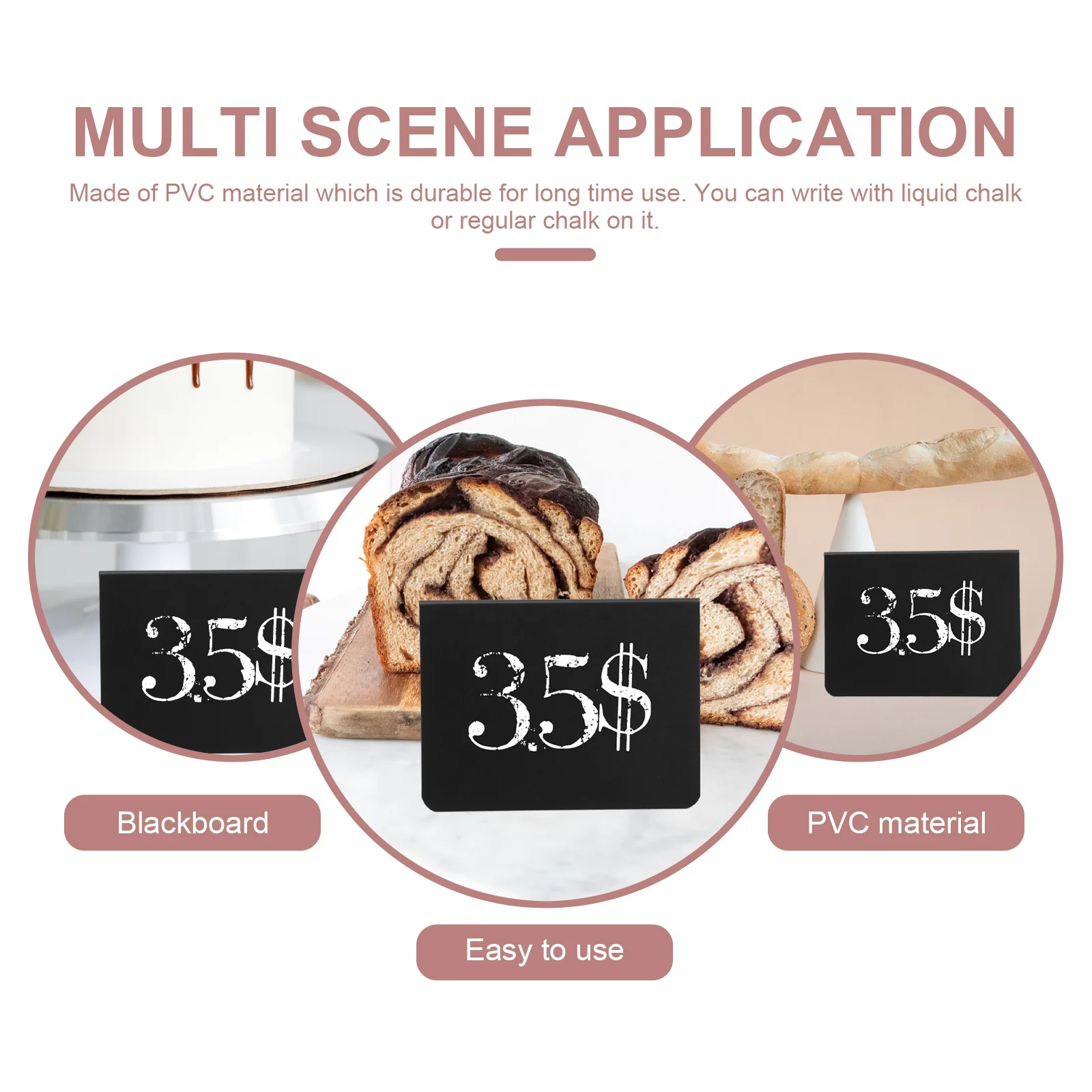 6 قطع من علامة رسائل السبورة الصغيرة الرائعة للمناسبات الخاصة هدية رسالة السبورة الصغيرة #6