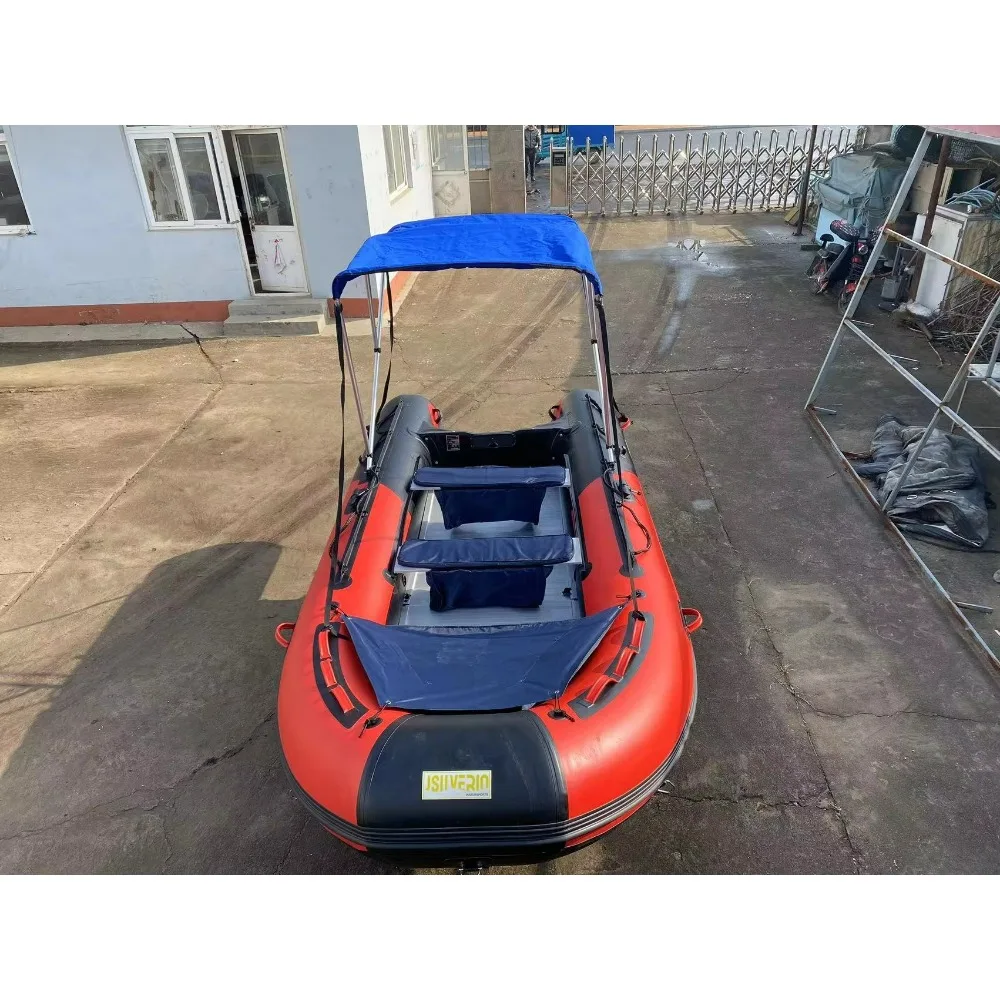 قارب قابل للنفخ من مادة PVC بسعر خاص لـ 5 أشخاص، يخت رياضي عالي السرعة لصيد الأسماك المستقر والانجراف #5