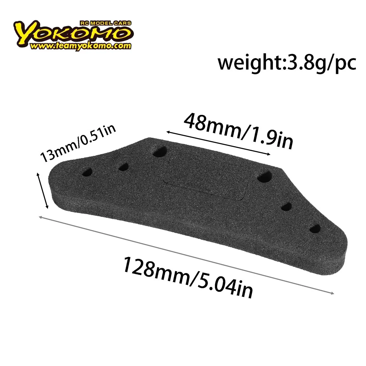 

Губка для переднего бампера из пенопласта для YOKOMO YD2 YD4, детали для обновления радиоуправляемого автомобиля, запасные аксессуары