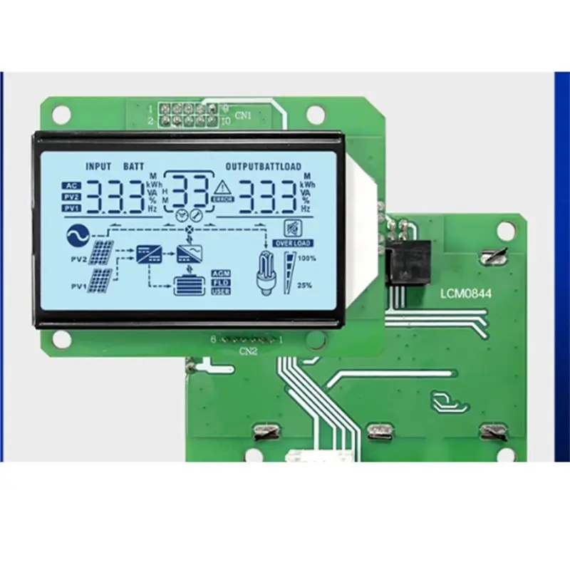 AY14 -LCM0844 LCD Screen Photovoltaic Segment Code LCD Screen New Power Instrument Dedicated Screen Customized LCD Screen