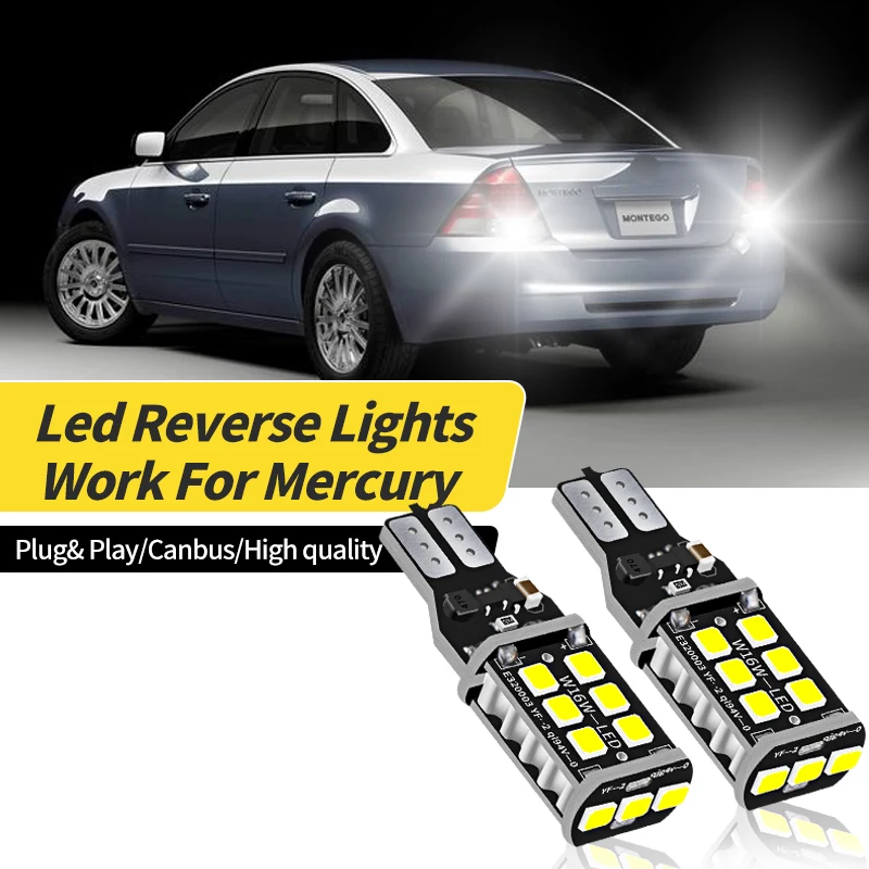

4/10 шт. Canbus T15 921 W16W белые светодиодные автомобильные резервные фонари заднего хода для Mercury Milan 06-11 Montego 05-07 Mariner 07-11 Sable 08-10