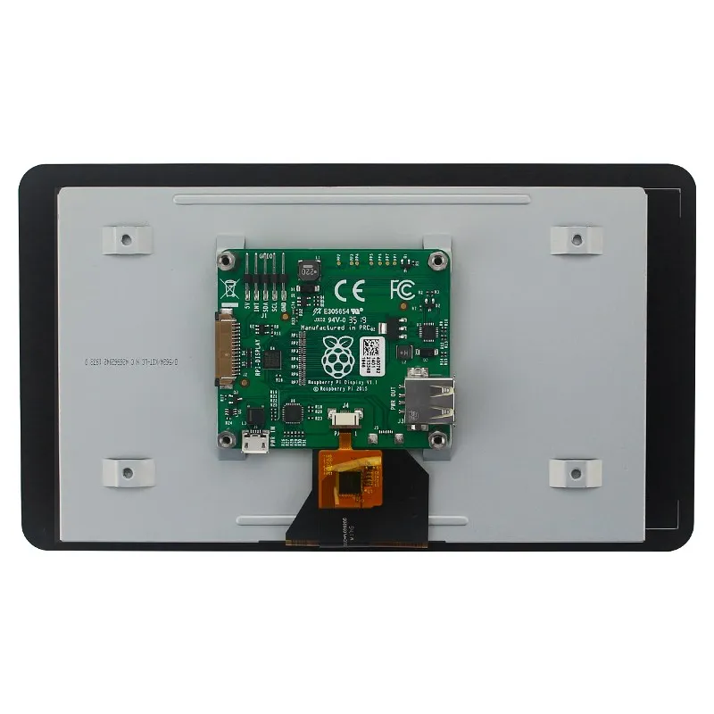 Imagem -03 - Oficial Raspberry pi Polegada Tela de Toque Tft Monitor Capacitivo Display 800x480 hd 24-bit Cor Lcd Dsi Porto para Rpi 4b 3b Mais Zer