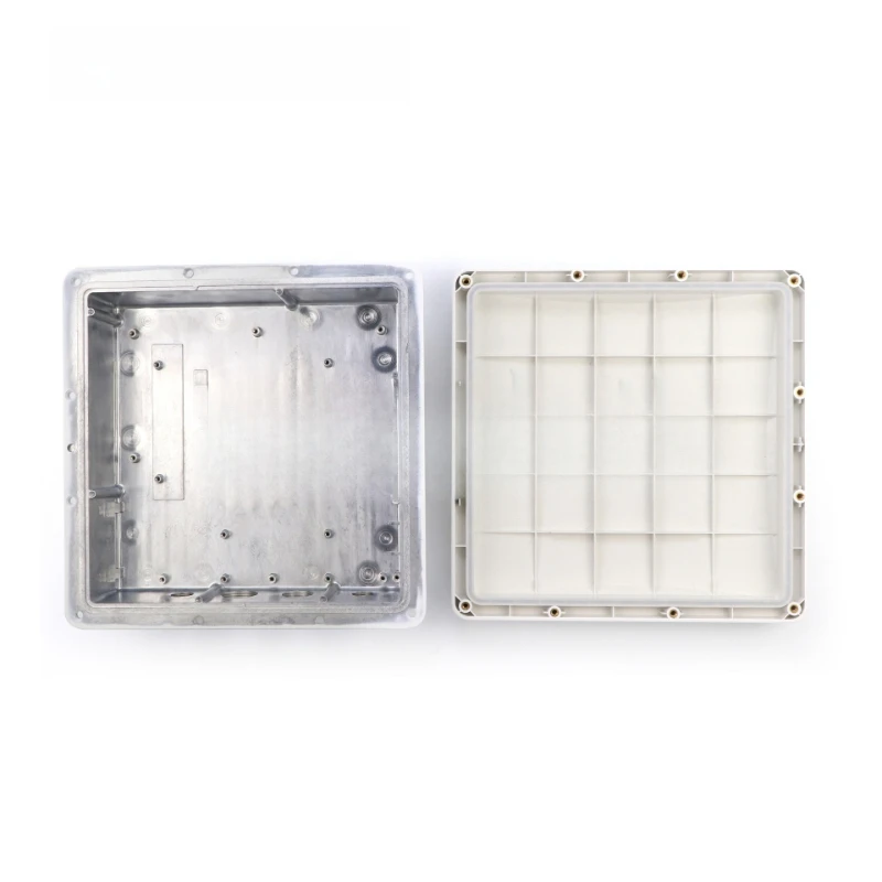 

A-082A plastic cover AP mesh bridge case 205 * 205 * 74mm aluminum die-casting waterproof amplifier case