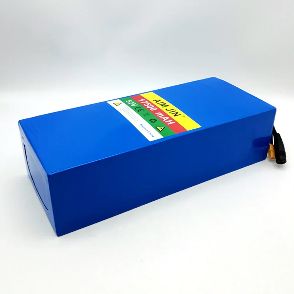 52V 18650 Lithium Battery Pack 17.5Ah 14S5P for Balance Car Electric Bicycle Scooter Tricycle Built-in BMS