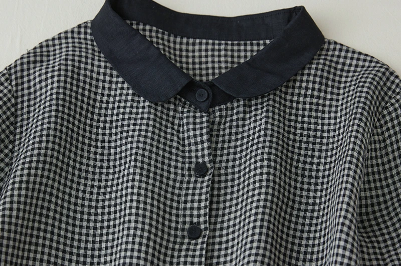 2026 Patchwork Fashion Black White Plaid Autumn Dresses Office Lady Work Dress Japanese Style Women Spring Casual Long Clothing
