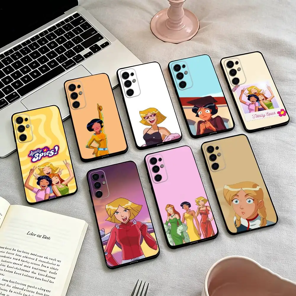 Cool Girl T-Totally S-Spies Phone Case For Samsung S25,S24,S21,S22,S23,S30,Ultra,S20,Plus,Fe,Soft Silicone Black Cover