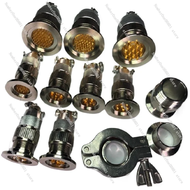 Hermetically Sealed Vacuum Connector Glass Sintered Aviation Plug Kf25 Series Kf40 Series