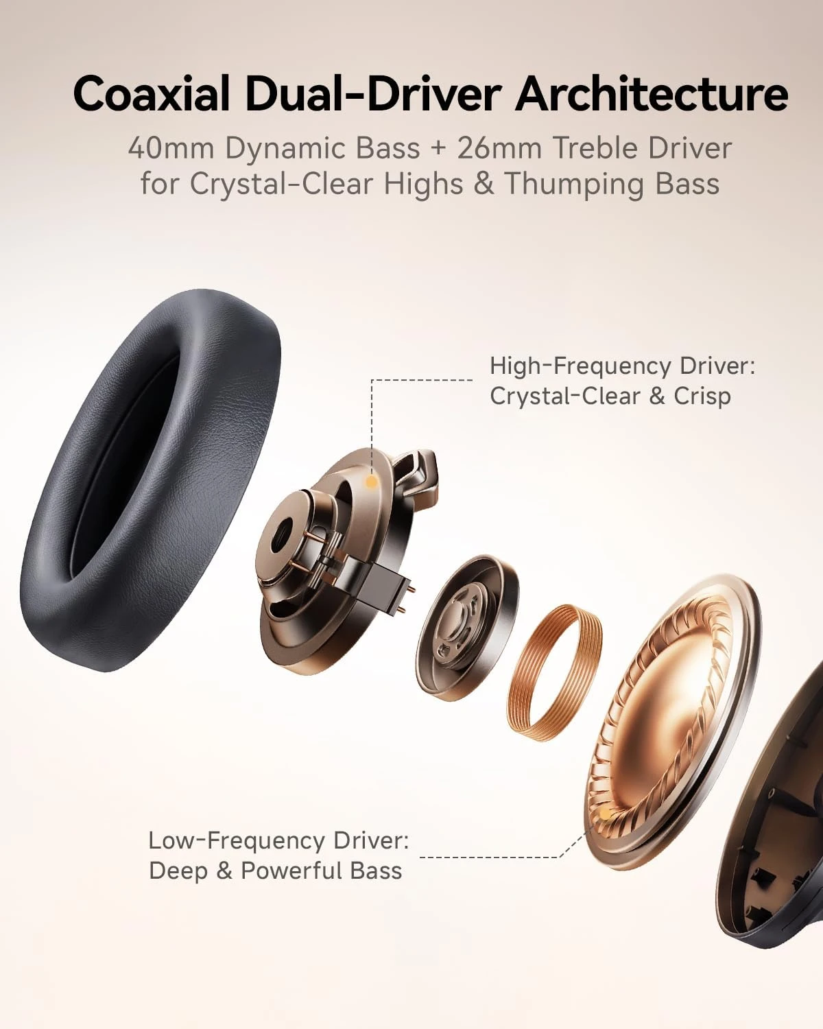 1More Sonoflow Max HQ60 Wireless Headphones, LDAC Noise Cancelling