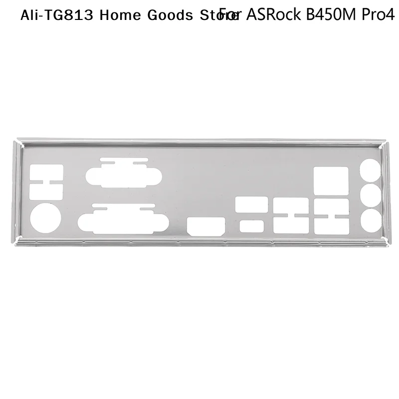 

[TG813]NEW Stainless Steel Shield Back Plate BackPlate Bracket Baffle Motherboard Blank For ASRock B450M Pro4