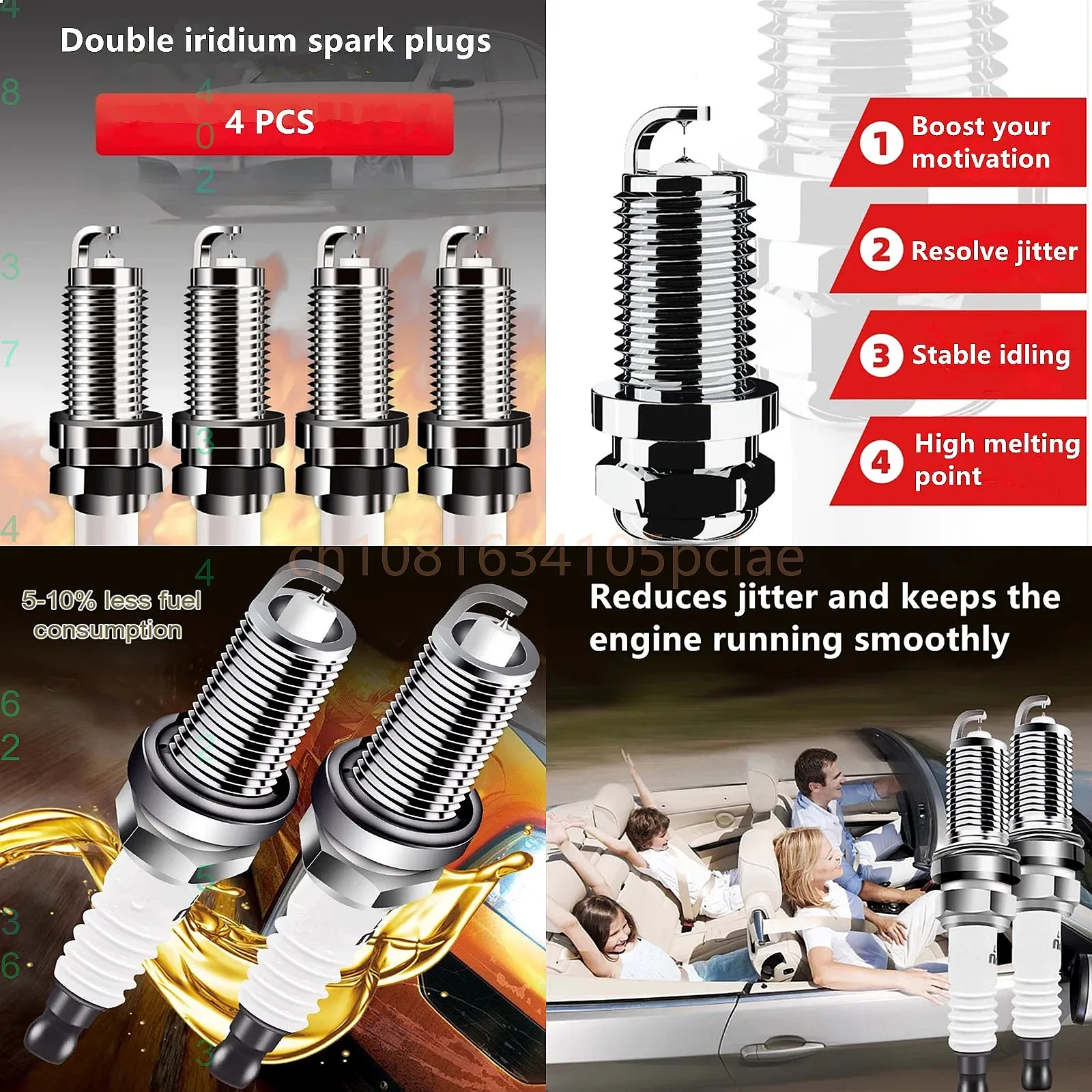 Suitable for Southeast Dx7 Dx8 Dx5 Dx3 X Cool Qi Iridium Spark Plug Auto Parts