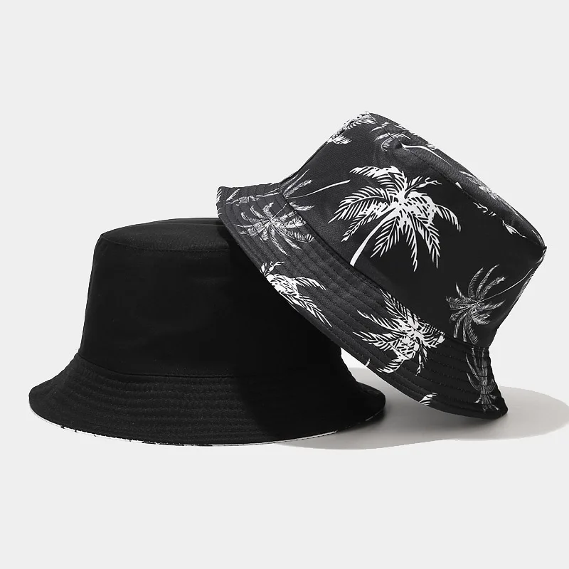 2024 Spring/Summer Suns-Protect Hat Bob Men’s Fashion Coco Print Bucket Hat Unisex Fisherman Hat Women’s Leisure Basin Cap