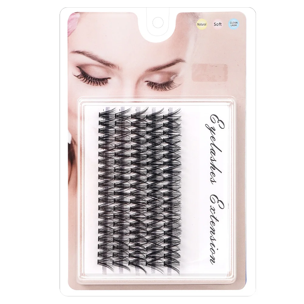 40D/20D/10D Mink Eyelashes 100 Clusters Eyelash Extension Natural Individual False Lashes Russian Volume Lash Makeup Cilia Cili