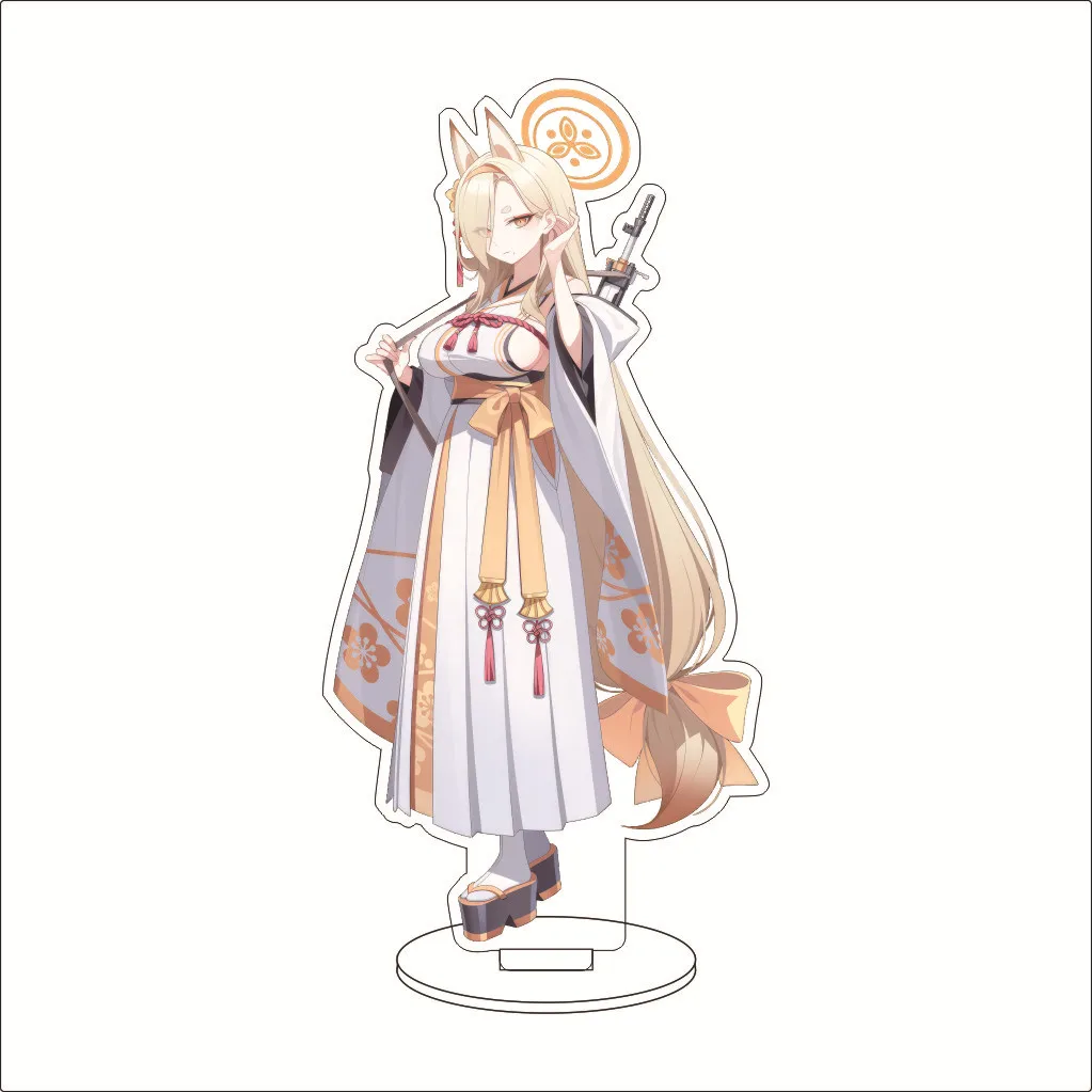 16CM Anime Blue Archive Sunaookami Shiroko Takanashi Hoshino Izayoi Nonomi Cos Acrylic Figure Stand Ornaments Halloween Gifts view 3