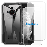 Soft Case + 2 Pack Tempered Glass Screen Protectors for Ulefone Armor X32 Pro 5G Full-Body Protection