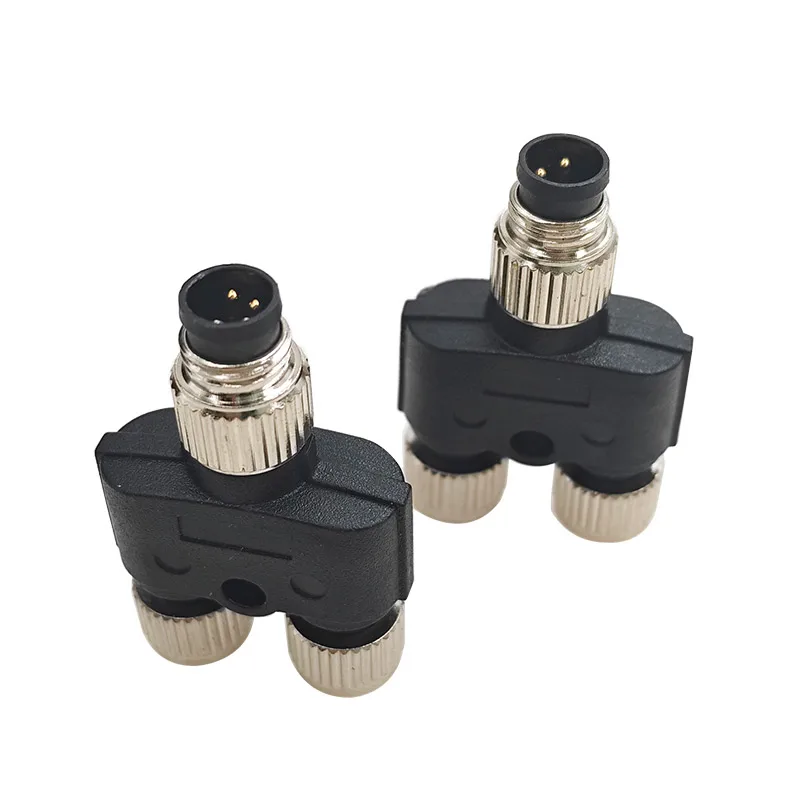 2PCS M8 3PIN To 1PI…