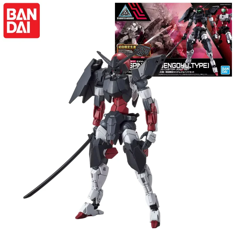 

Конструктор Bandai 30 мм 1/144 Spinatia Exm-A9S Sengoku Type 30-Minute Mission: Модель-фигурка меха-воина, развивающая игрушка для сборки, подарок