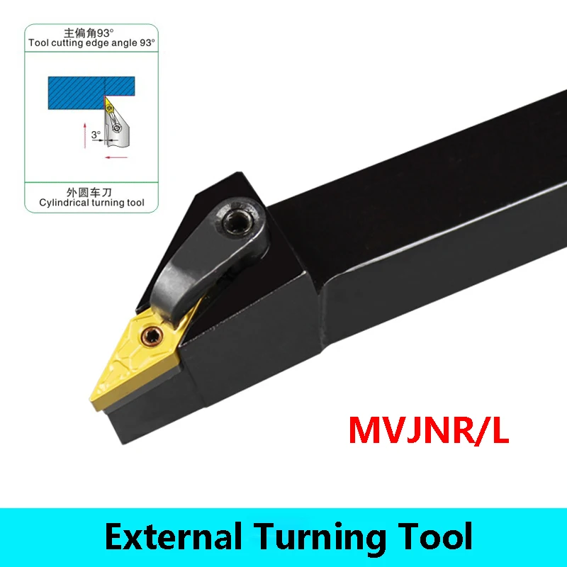 LIHAOPING MVJNR1616H16  MVJNR2020K16 MVJNR2525M16 External Turning Tool MVJNR MVJNR2020 Lathe Cutting Holder Cutter VNMG Insert