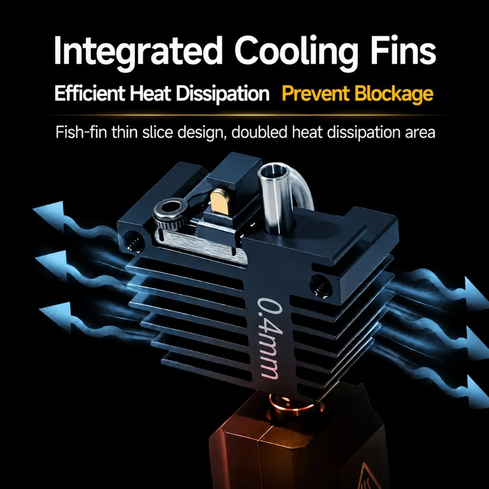 Dla Flashforge Creator 5 Hotend Creator 5 Pro Zespół dyszy zintegrowany z szybką wymianą, dysze ekstrudera C5, akcesoria do drukarki 3D — zdjęcie produktu 5