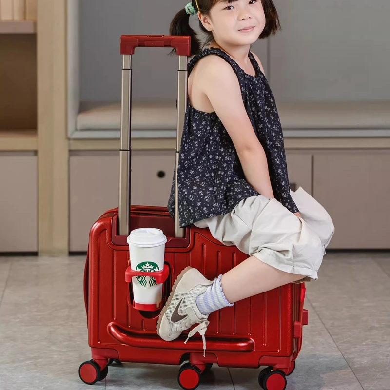 Maleta Infantil de Diseño Innovador, para Sentarse y Montar, de 20 Pulgadas, con Seis Ruedas y Pedal, para Niños