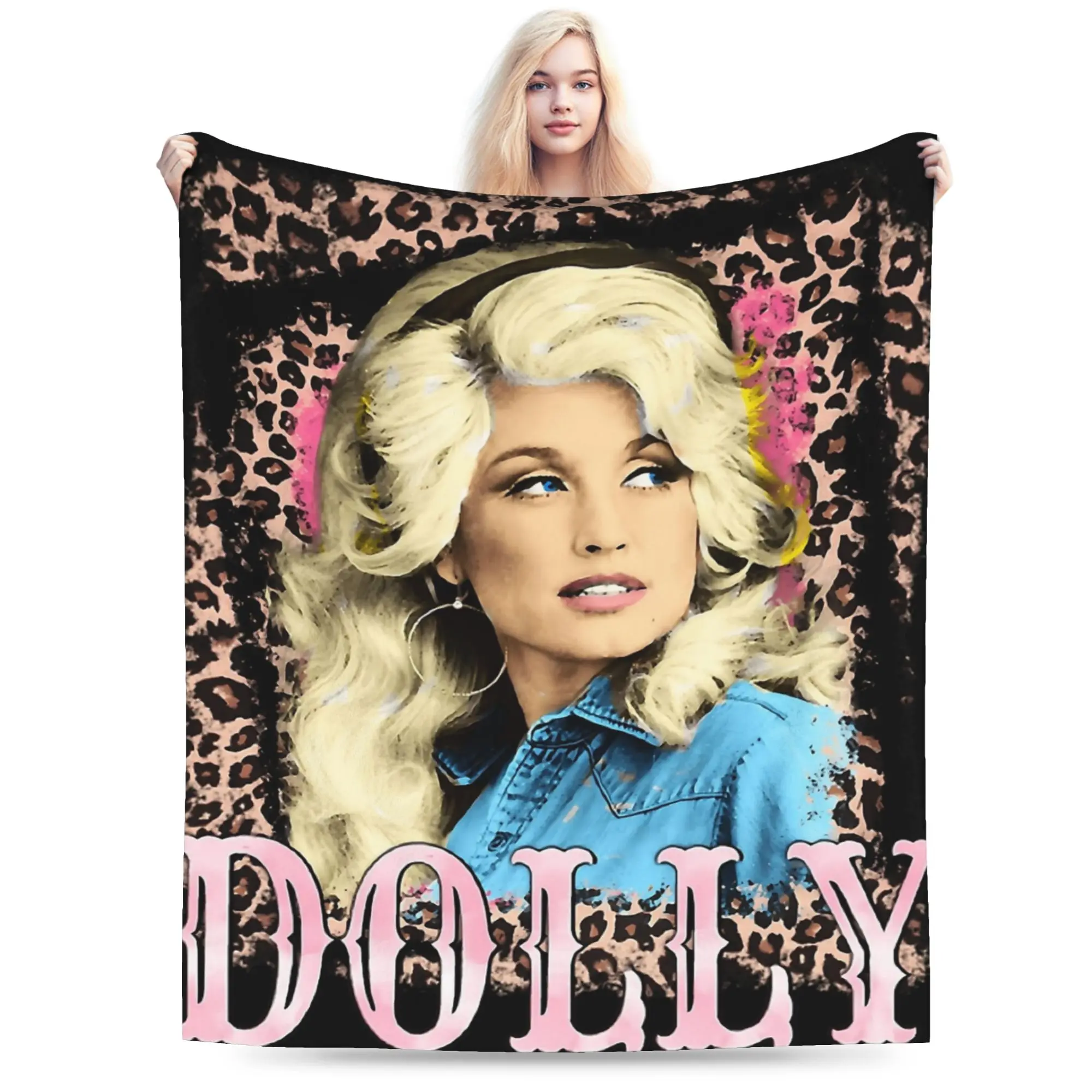 Comfort RIP Dolly Parton Blanket Stuff Bed Decorative  Blanket Throw Lightweight Thin Velvet for Car