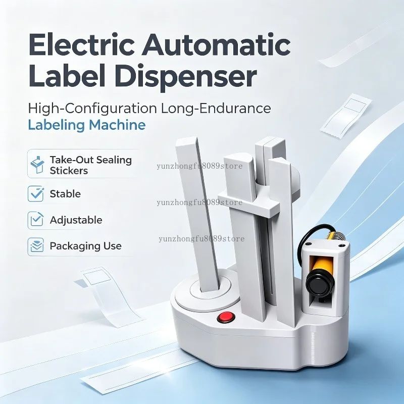 High-Configuration Long-Endurance Electric Automatic Label Dispenser, Stable and Adjustable Label Dispensing Machine