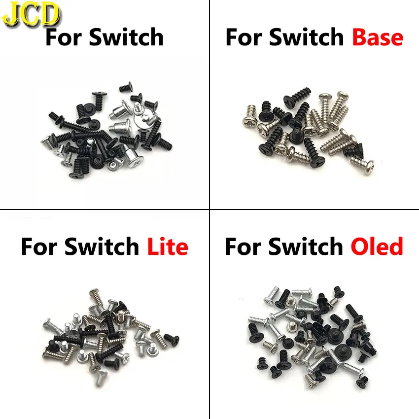 JCD Host Housing Screws For Switch NS Lite Oled Controller Full Set Screws Mount Replacement Kit Game Accessories