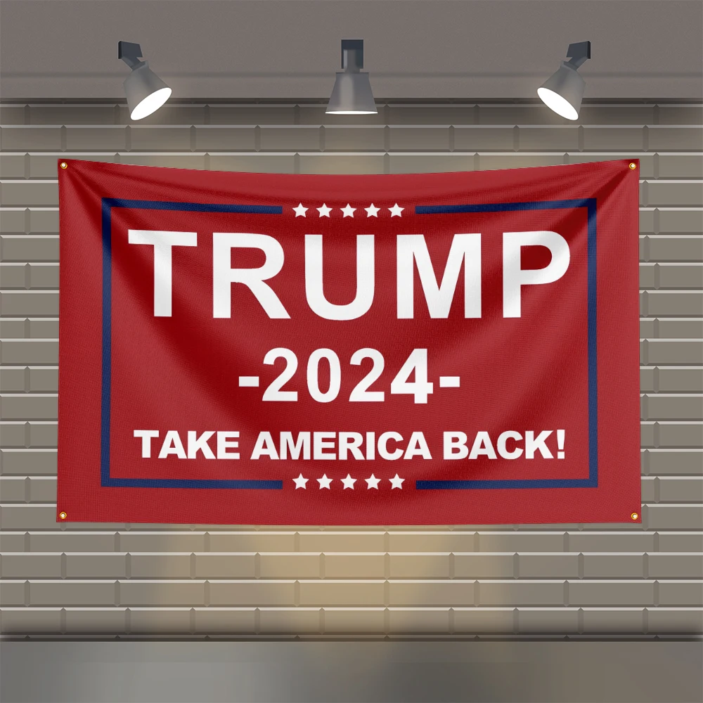 T-Trumps bandeiras para decoração de garagem, bandeira dos Estados Unidos, feitas de poliéster, impressas, tornam a América grande novamente, 3x5 pés