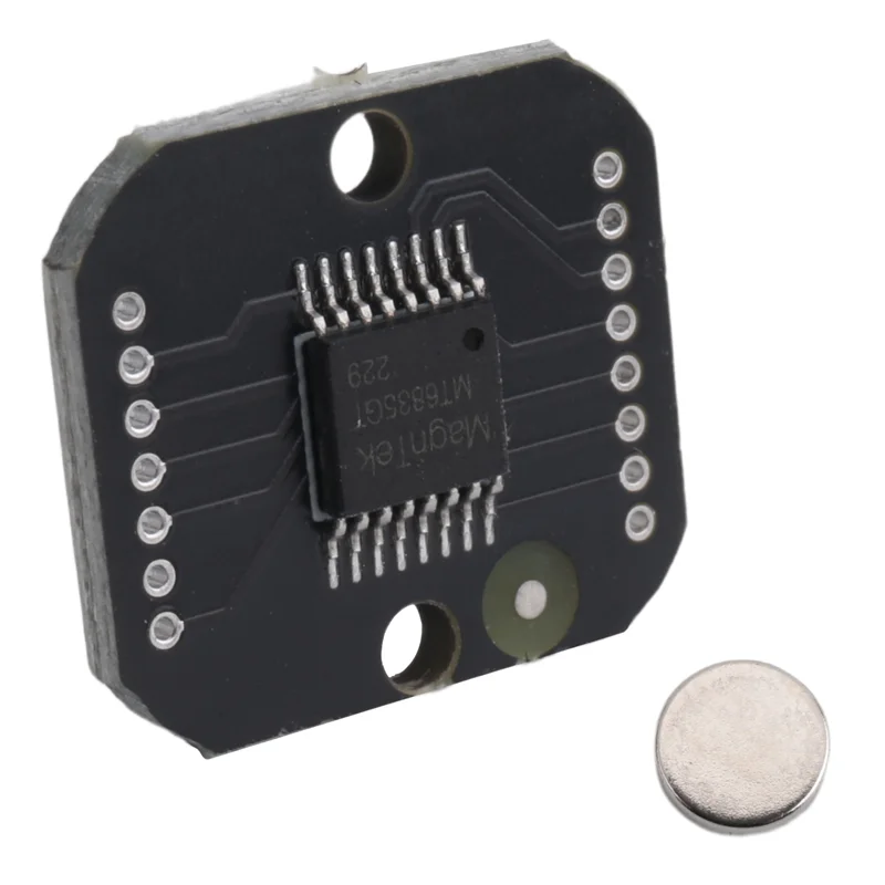 A14M 6X MT6835 자기 인코더 모듈 PWM/SPI 브러시리스 모터 21BIT 인코더는 AS5048을 대체할 수 있습니다.