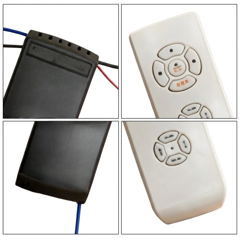 2026 Smart= DC Fan Controller With Dual LED= Driver 140W Remote Kit Adjustable Speed= Light Switch For Ceiling Fan Replacement